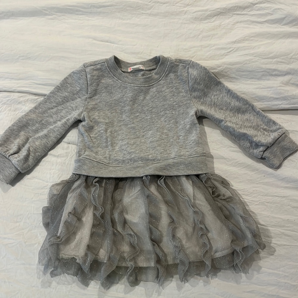 J crew/crew it’s - gray sweater dress - size 2t